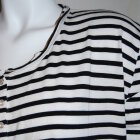 JUST FEMALE - STRIBET BLUSE M. KNAPPER