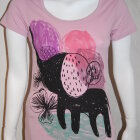 T-SHIRT M. TRYK FRA NÜMPH
