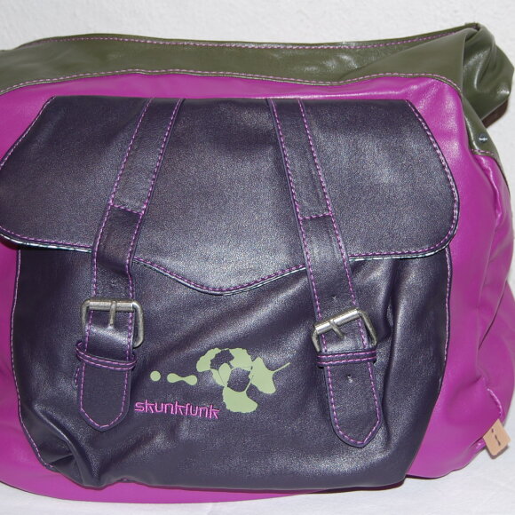 LILLA/FUCHSIA/KAKI TASKE