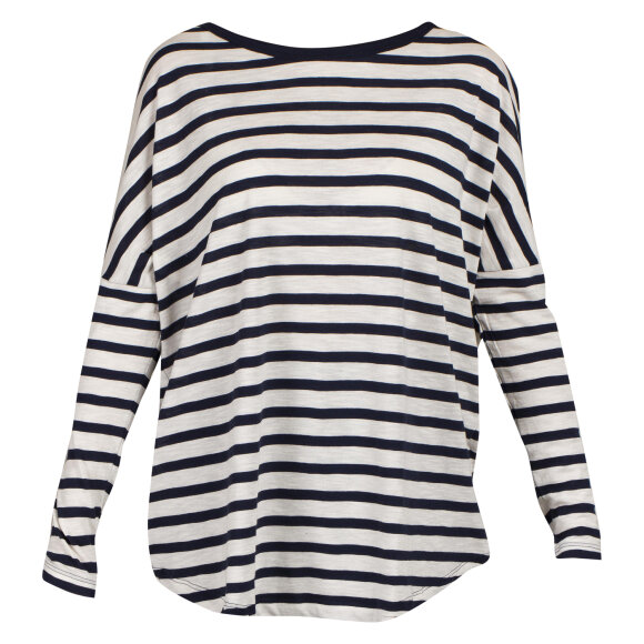 SAINT TROPEZ - SAINT TROPEZ-LANGÆRMET STRIBET BLUSE