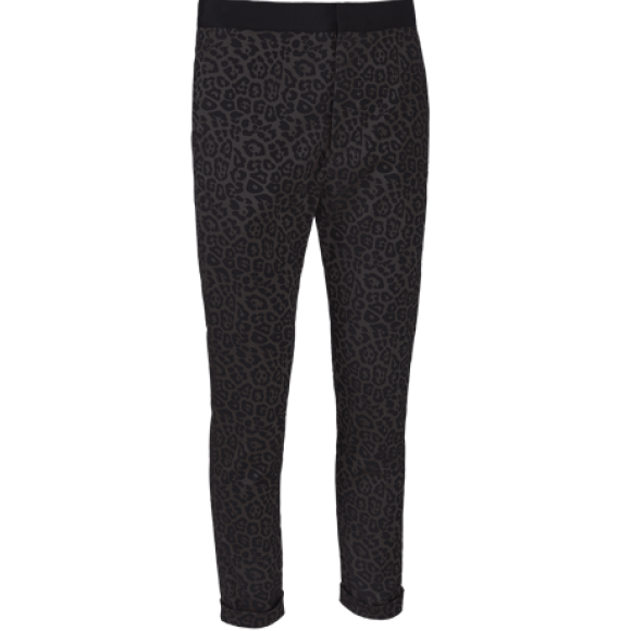INWEAR-SORTE BUKSER M. LEOPARD PRINT