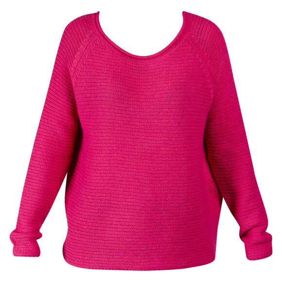 Pink striktrøje