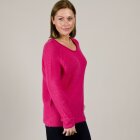 Pink striktrøje