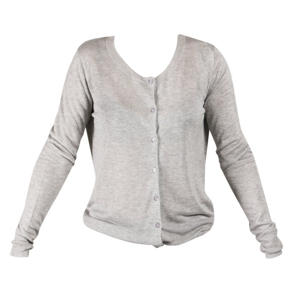 Lys grå cardigan