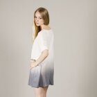 JUST FEMALE - OFF WHITE/GRÅ OVERSIZE BLOUSE