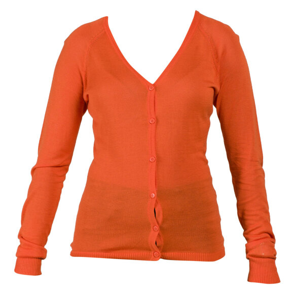 ORANGE CARDIGAN