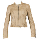 BEIGE SKINDJAKKE