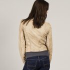 BEIGE SKINDJAKKE