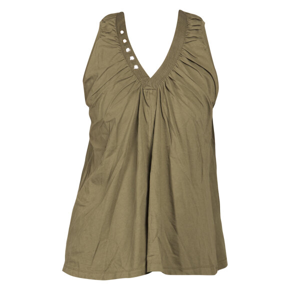 MOS MOSH - ARMY TOP M. V-HALS
