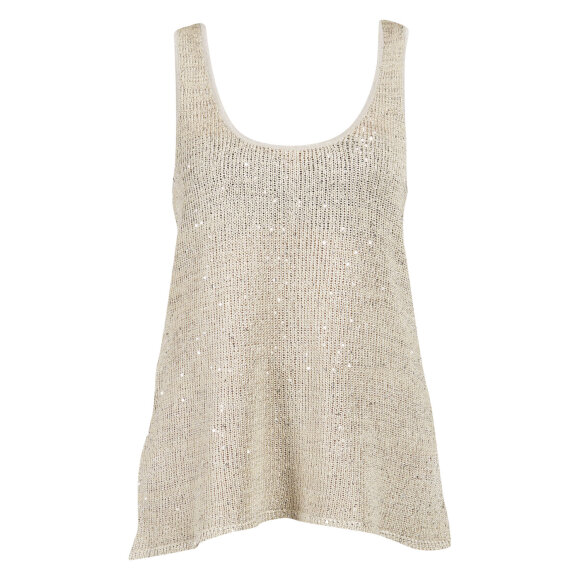 ILSE JACOBSEN - BEIGE TOP M. PALIETTER