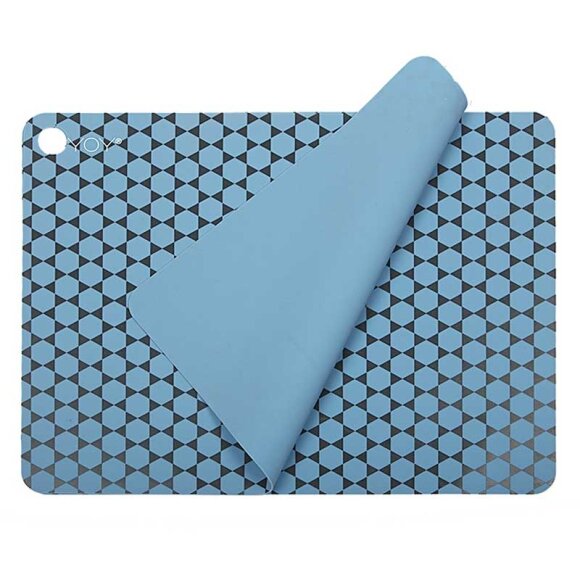 OYOY - OYOY-110072-BLÅ SILICONE DÆKKESERVIETTER