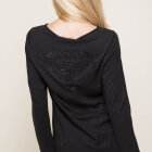 MOS MOSH - MOS MOSH-JAGGER TEE-SORT BLUSE M. SIMILISTEN