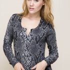SAINT TROPEZ - SAINT TROPEZ-CARDIGAN M. SLANGE PRINT