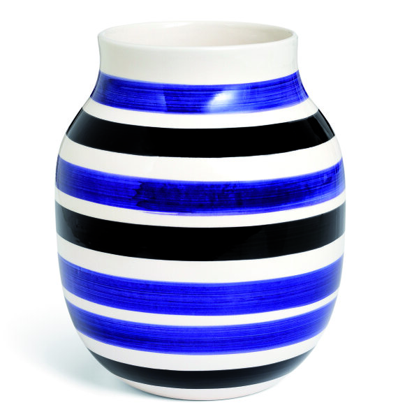 KÄHLER - OMAGGIO VASE H305 SORT/VIOLET