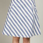 MADS NØRGAARD - MADS NØRGAARD-CANVAS STRIPE STELLY NEDERDEL MED STRIBER