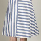 MADS NØRGAARD - MADS NØRGAARD-CANVAS STRIPE STELLY NEDERDEL MED STRIBER