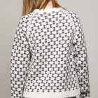 MADS NØRGAARD - MADS NØRGAARD-NORWAY KELKA-GRÅ/RÅHVID CARDIGAN M. LYNLÅS