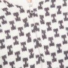 MADS NØRGAARD - MADS NØRGAARD-NORWAY KELKA-GRÅ/RÅHVID CARDIGAN M. LYNLÅS