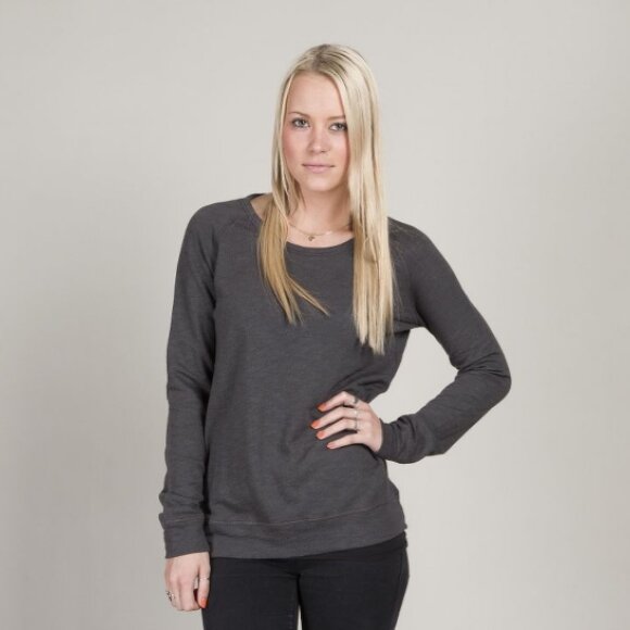 SAMSØE SAMSØE - SAMSØE SAMSØE-MØRKGRÅ SWEATSHIRT