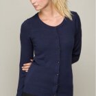 SAMSØE SAMSØE - SAMSØE SAMSØE-AINO-NAVY BLÅ CARDIGAN SAMSØE SAMSØE - SAMSØE SAMSØE-AINO-NAVY BLÅ CARDIGAN