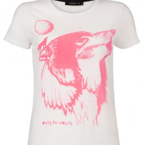 MODSTRÖM - T-SHIRT MED ULV I NEON