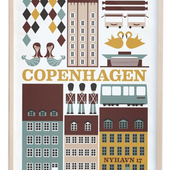 FERM LIVING - COPENHAGEN POSTER