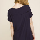 BLUSE M/LOMMER M/GULDKNAP