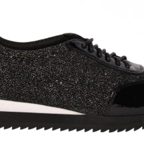 JEFFREY CAMPBELL - SNEAKERS MED LAK OG GLIMMER