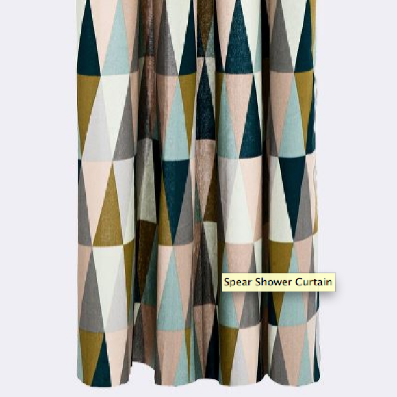 FERM LIVING - SPEAR SHOWER CURTAIN