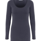 SAMSØE SAMSØE - SIK SOLID LANGÆRMET BASIC T-SHIRT