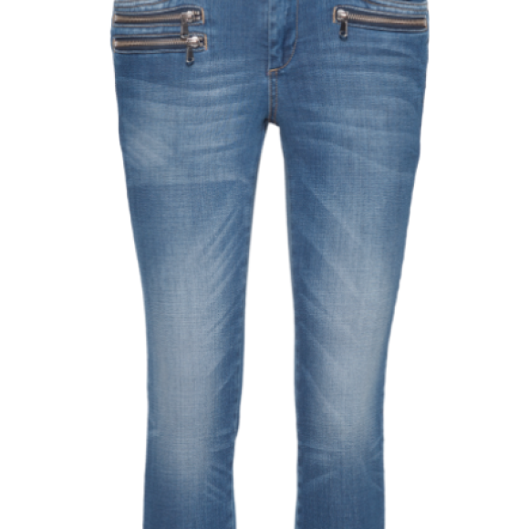 MOS MOSH - BERLIN BLUE ZIP 7/8 JEANS