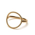 PERNILLE CORYDON - TWISTED OPEN COIN RING