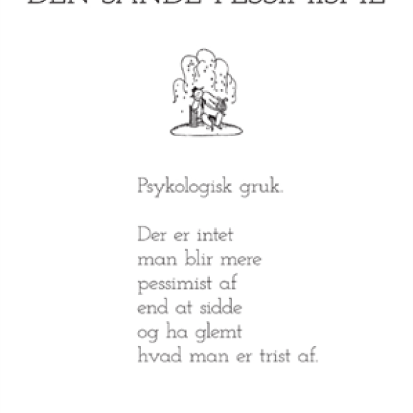 PIET HEIN - GRUK - KORT - DEN SANDE PESSIMISME
