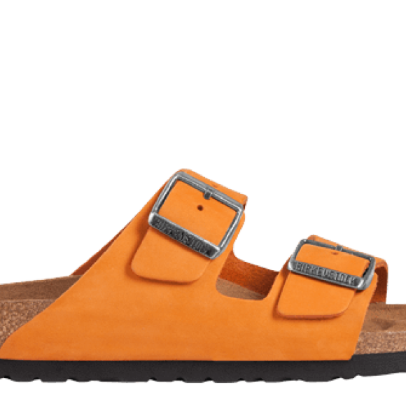 BIRKENSTOCK - ARIZONA ORANGE LÆDERSANDAL