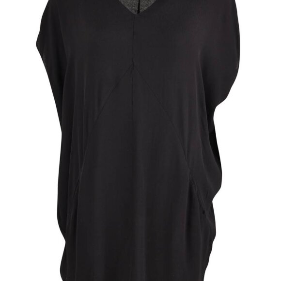 SAINT TROPEZ - SORT SHINY KOKOON KJOLE