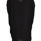 SAINT TROPEZ - SORT SHINY KOKOON KJOLE