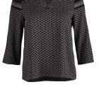 SAINT TROPEZ - BLUSE M. PARTISAN MØNSTER I FLERE FARVER