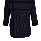 SAINT TROPEZ - BLUSE M. PARTISAN MØNSTER I FLERE FARVER