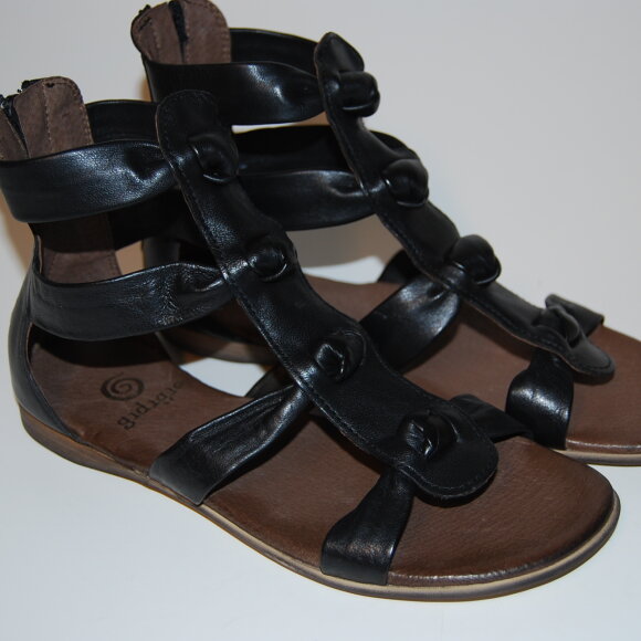 SORT GLADIATORSANDAL