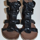 SORT GLADIATORSANDAL