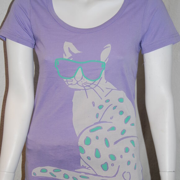 LILLA T-SHIRT MED PRINT AF KAT