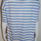 BLÅ/HVID STRIBET T-SHIRT