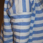 BLÅ/HVID STRIBET T-SHIRT