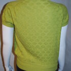 MANSTED - LIMEGRØN STRIKKET T-SHIRT