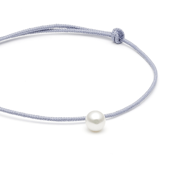LOUISE KRAGH - ARMBÅND 1 MINIPEARL LIGHT BLUE
