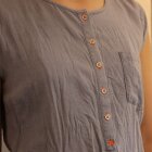 RUE de FEMME - DODO DENIM-BLÅ SKJORTE TOP
