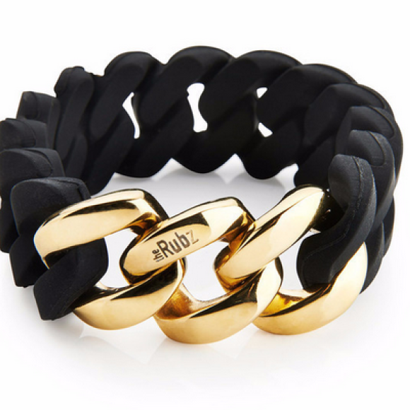 THE RUBZ - ICONIC ARMBÅND SORT & GULD