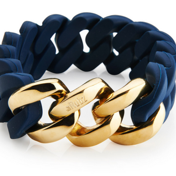THE RUBZ - ICONIC ARMBÅND FLETTET NAVY