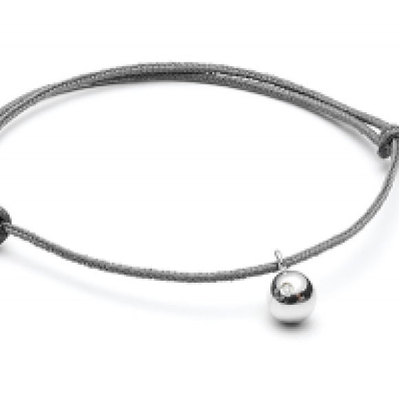 LOUISE KRAGH - ARMBÅND M/ 1 DIAMAND I PERLE
