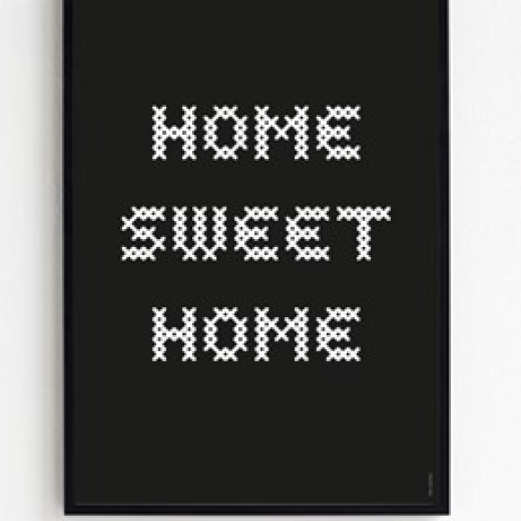 FROH UND FRAU - HOME SWEET HOME 50X70 PLAKAT